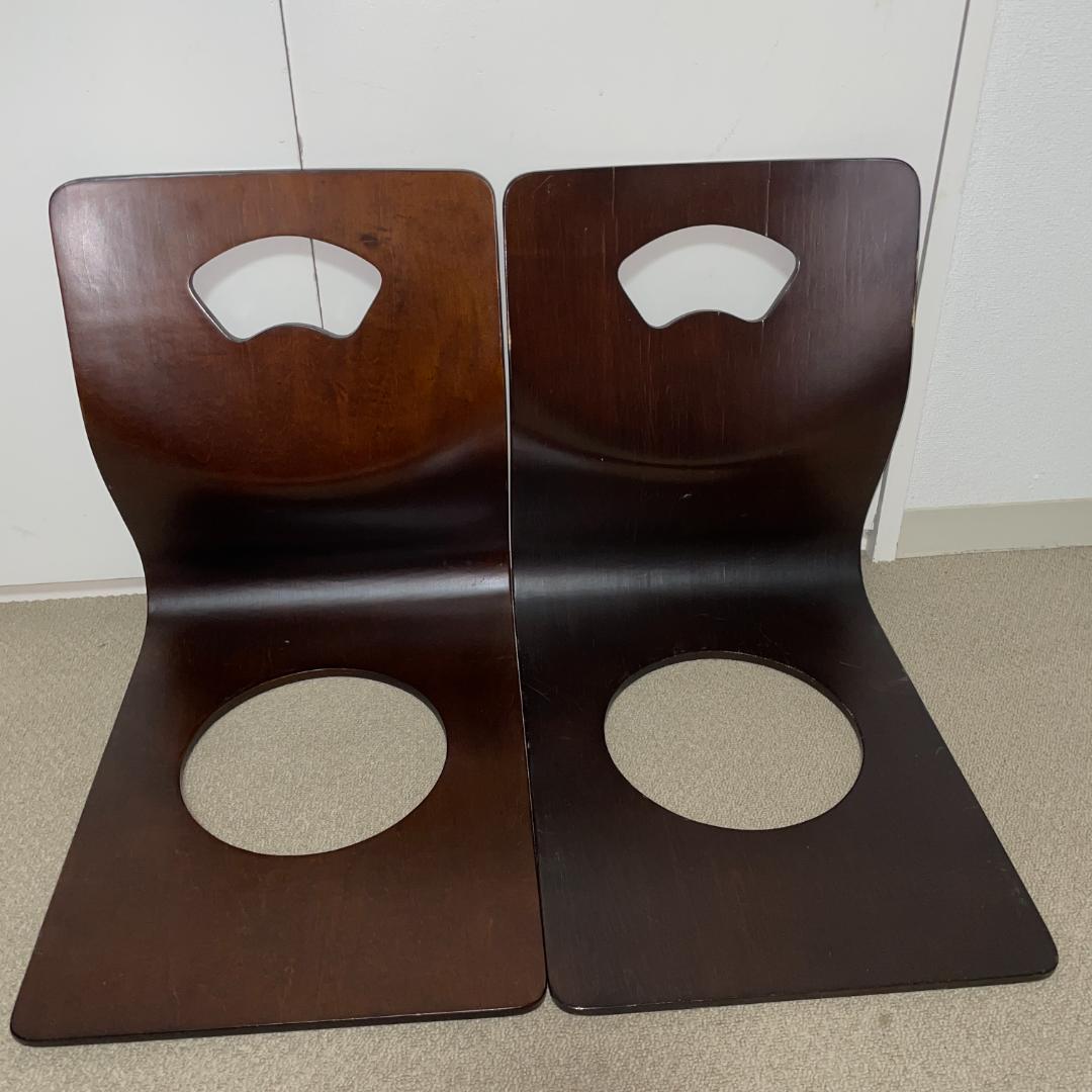 ニトリ 木製座椅子 和座椅子 5脚セット 旅館 和室 7810419 - メルカリ