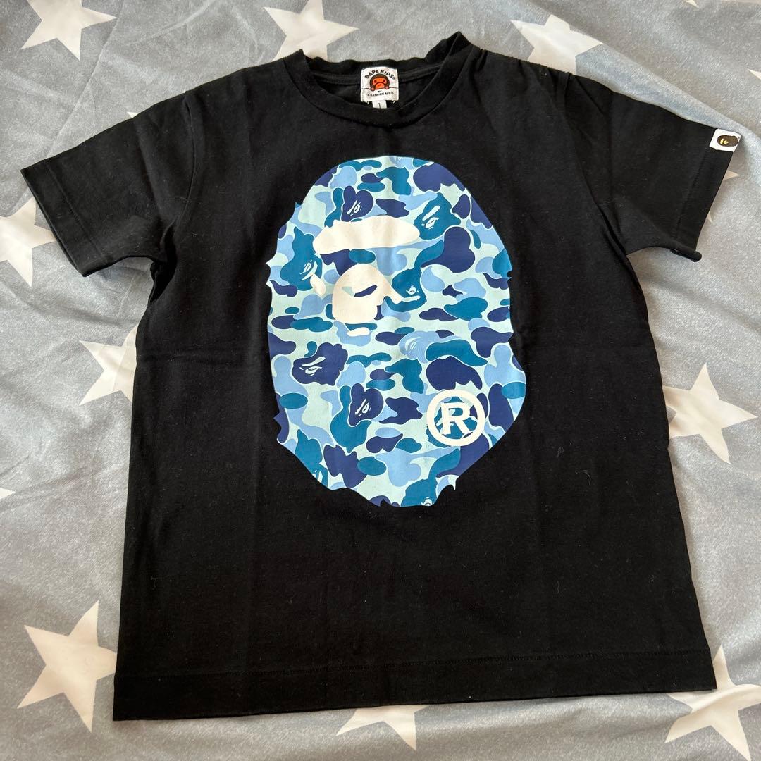 A BAPE KIDS カモフラージュ Tシャツ 130 BATHING APE® Kids Abc Camo