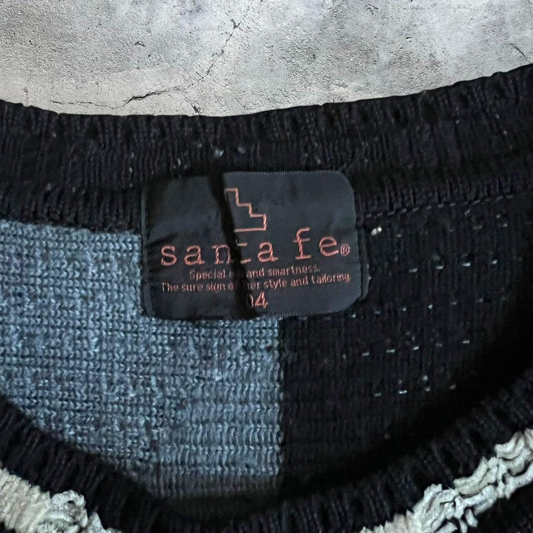 Santa fe サンタフェ 刺繍 3Dニット ブラック XL - メルカリ