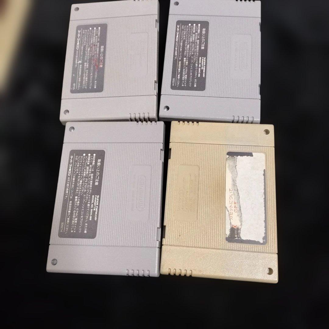 スーパーファミコンソフト4本セット - メルカリ