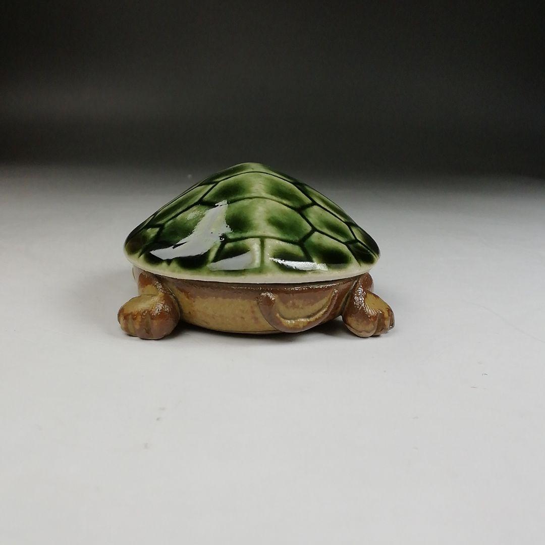 T899 香合 『織部 亀』『松本鉄山 作』 共箱 茶道具 - メルカリ