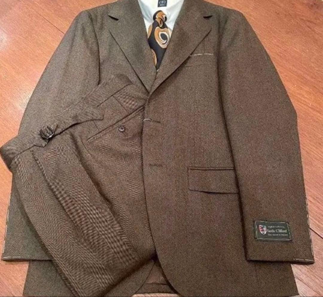 BEAMS F SAVILE CLIFFORD ヘリンボーン スーツ　46 渾身の＜BEAMS F＞オリジナルスーツ｜ビームス 立川｜BEAMS