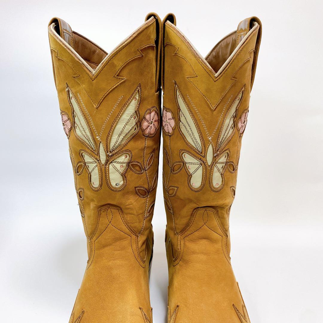 MONTANA ウエスタンブーツ バタフライ 24 カイラニ - メルカリ