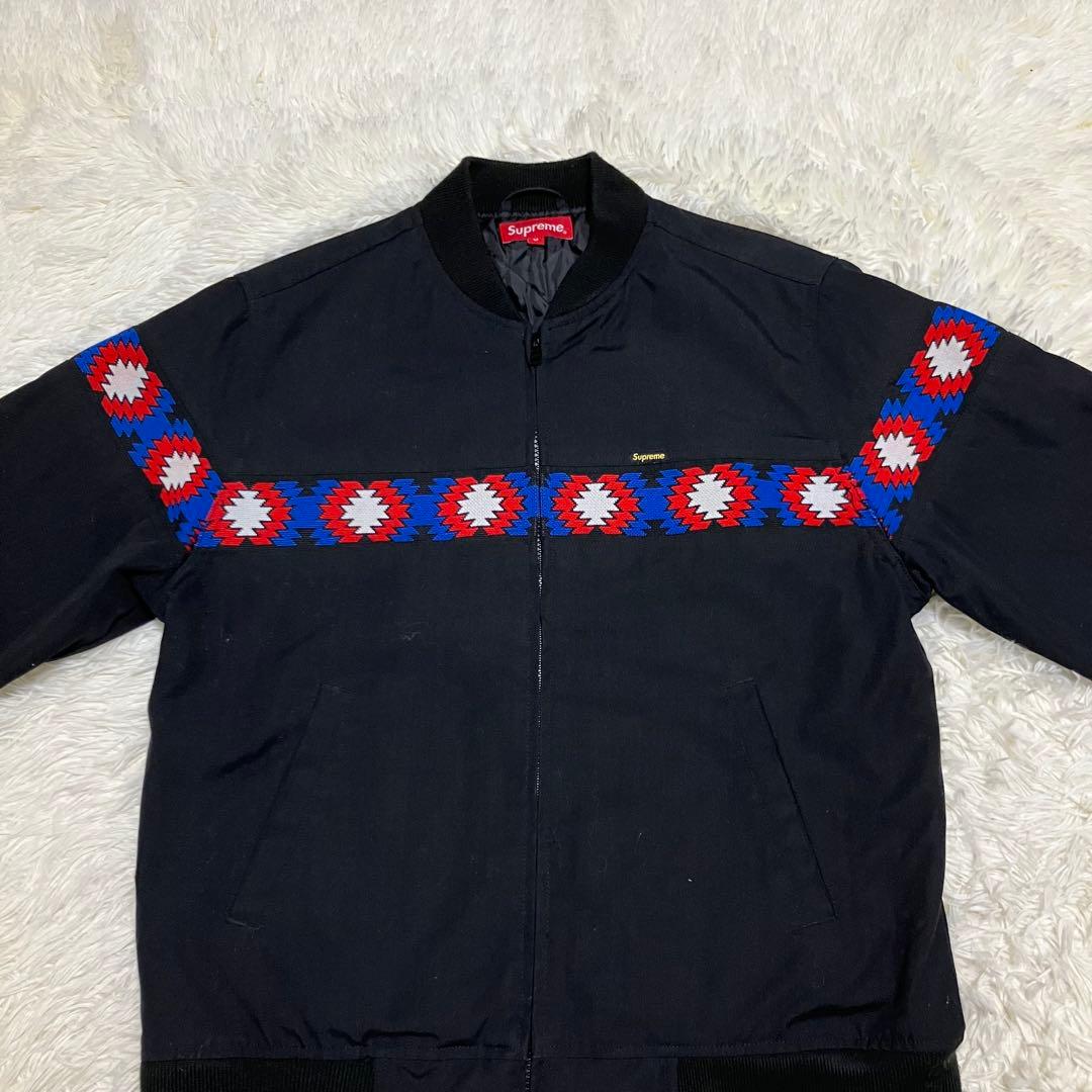 Supreme Trail Jacket ネイティブ柄 サンタフェ ブラック M
