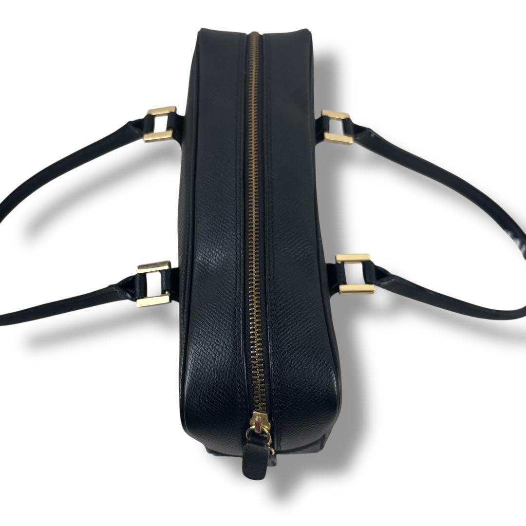 美品 バーニーズニューヨーク レザー ハンド バッグ フォーマル