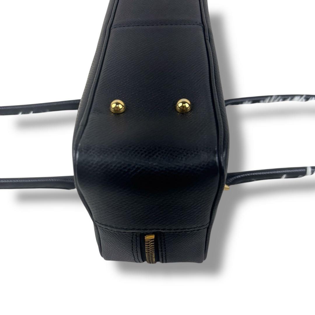 美品 バーニーズニューヨーク レザー ハンド バッグ フォーマル