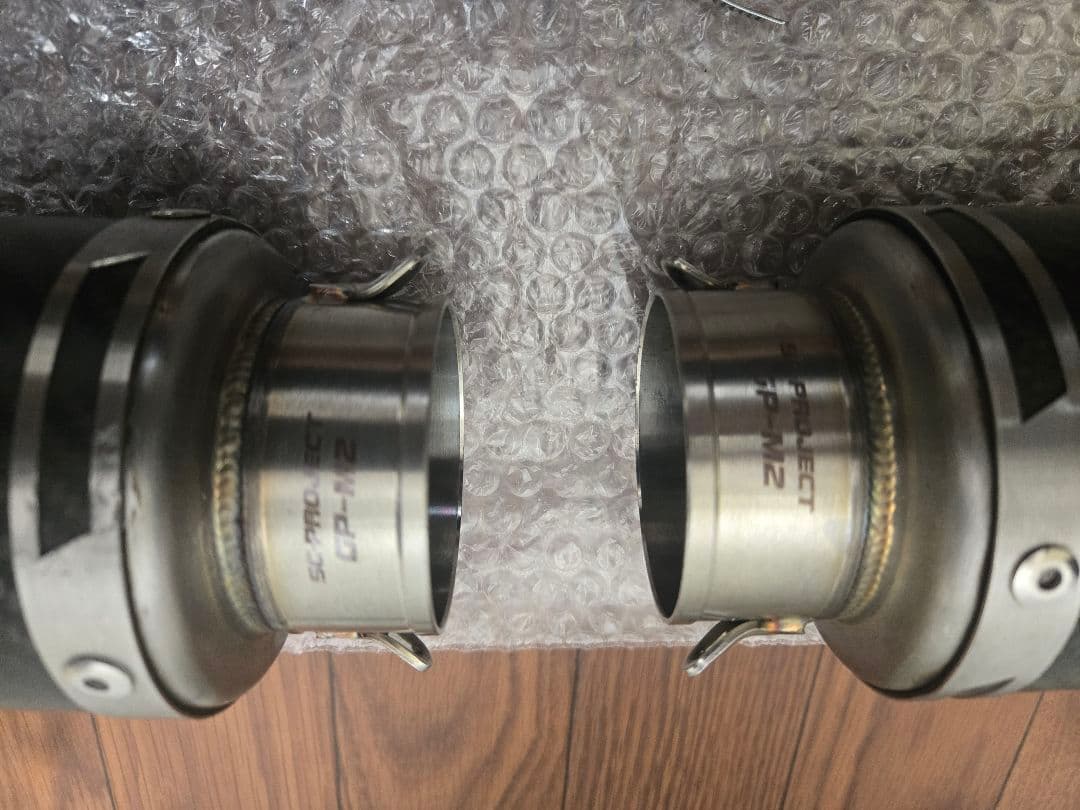 SC-PROJECT GP-M2 ツイン スリップオンサイレンサー 60.5mm