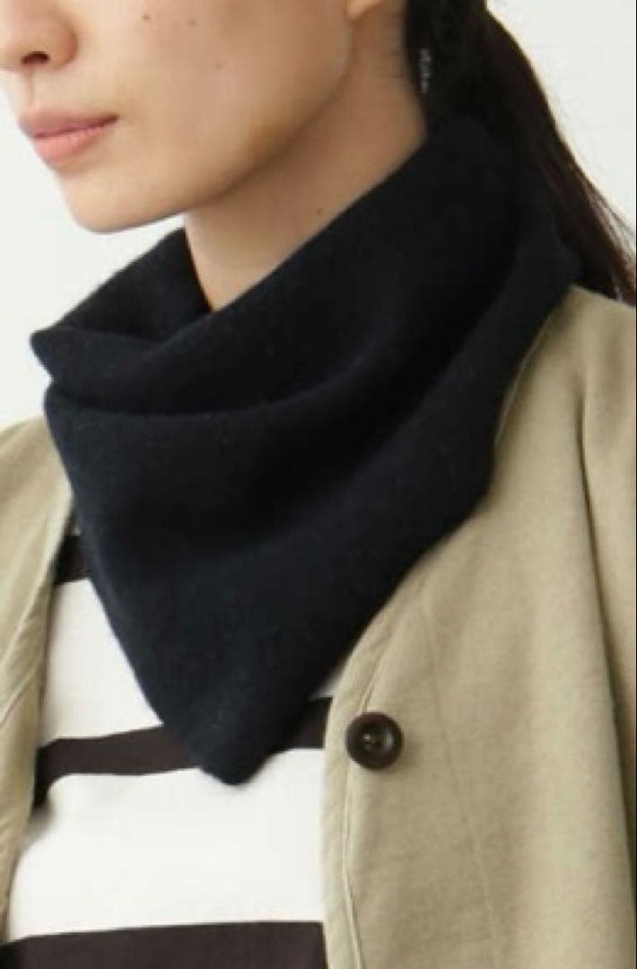 小物 MHL WOOL SCARF MHL Brushed Scarf Soft Shetland Wool Ochre