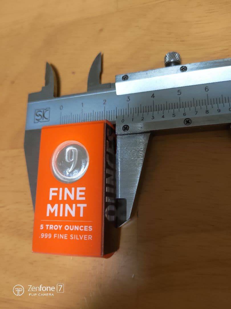 銀塊【9FINE MINT社】銀インゴット5oz/延べ棒/金/銀/メダル/コイン