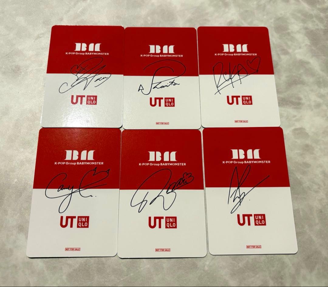 Babymonster x ユニクロ 購入特典 全6点セット ベビモン - メルカリ