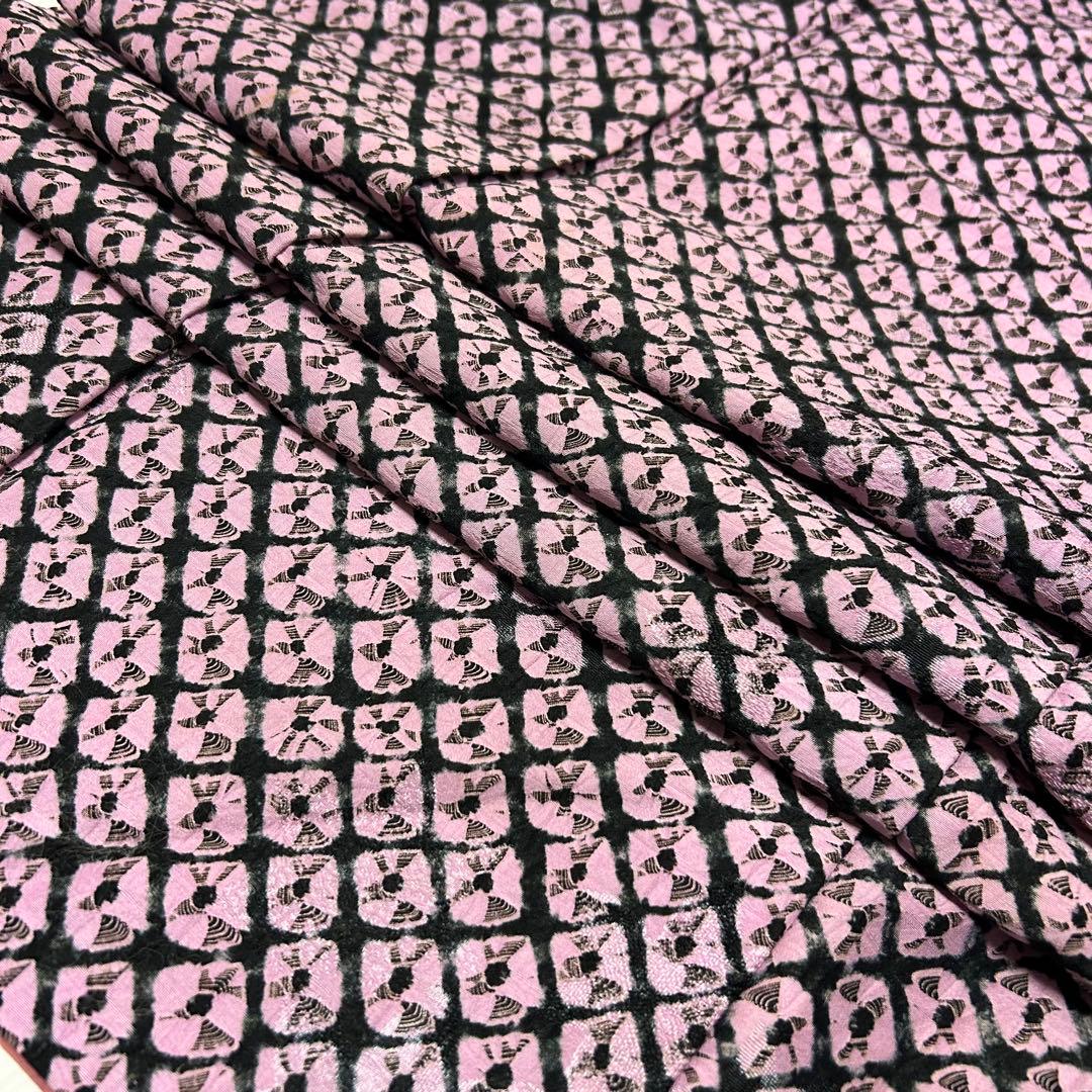 かめちゃん様【袷】希少 有松絞り 未使用品11084