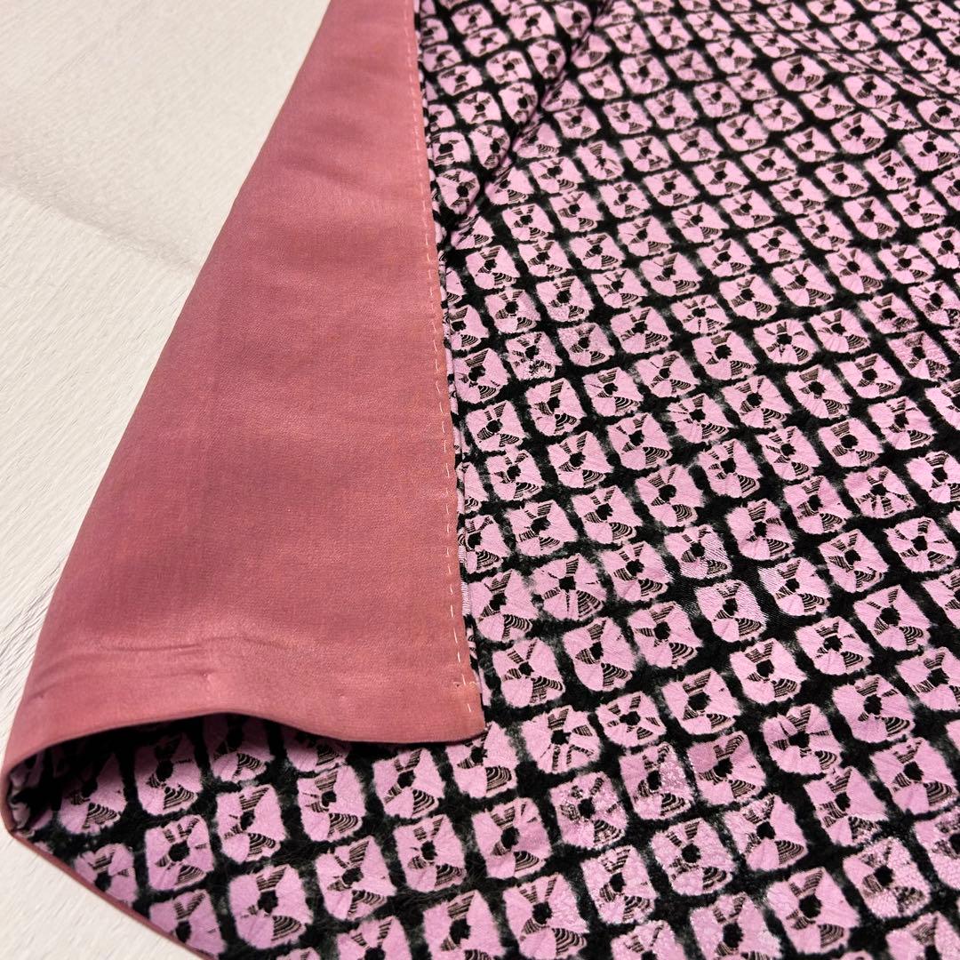 かめちゃん様【袷】希少 有松絞り 未使用品11084