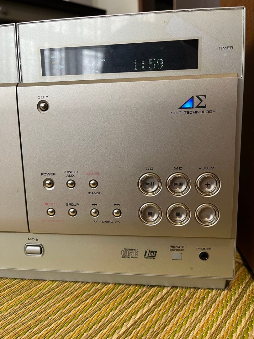 SHARP SD-CX80 ミニコンポ 1-BITデジタルシステム - メルカリ