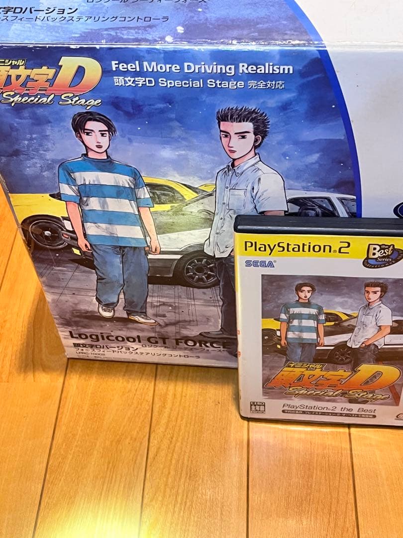 イニシャルD ソフト付 PS2 Logicool ハンコンセット - メルカリ