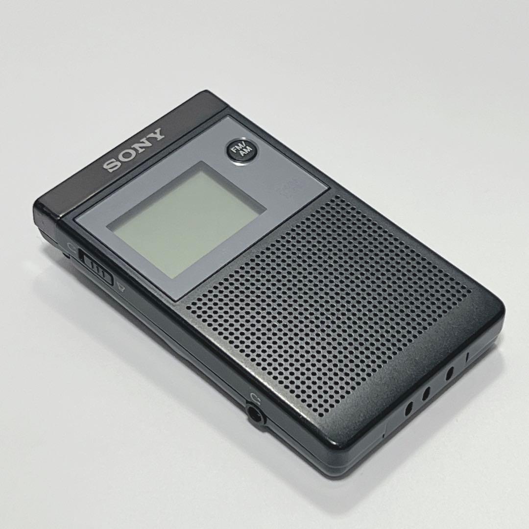 SONY ソニー ポケットラジオ SRF-R356 FM/AM ポータブルラジオ - メルカリ