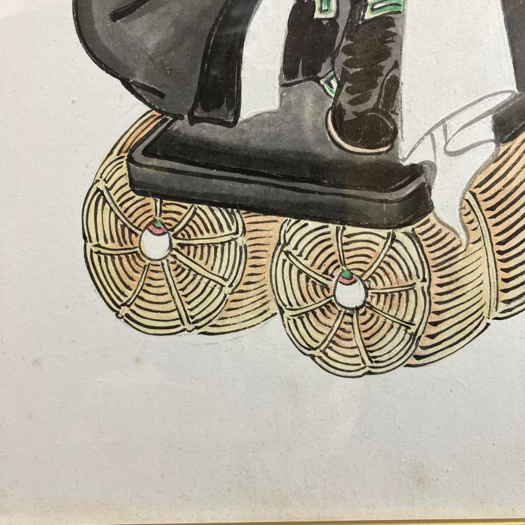 水墨淡彩 松川藤華「大黒天」新潟県三条市出身物故作家 - メルカリ