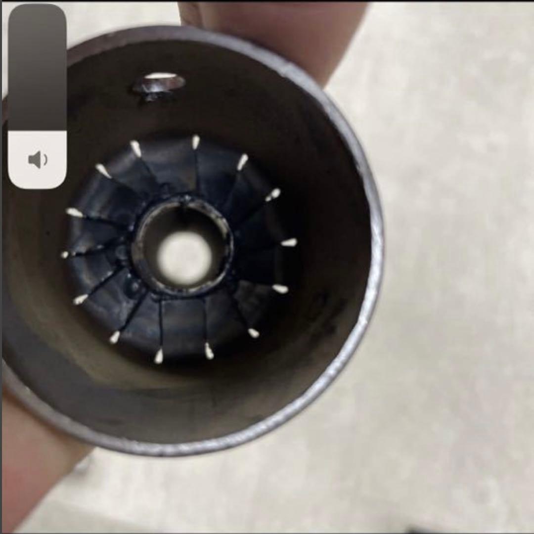 ワンオフ SR400 ショート菅 ドラッグパイプスラッシュカットマフラー