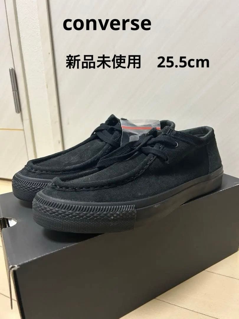 CONVERSE CS MOCCASINS SK OX ブラック 25.5 コンバース CONVERSE CS モカシン SK OX （ブラック） -waja bazar