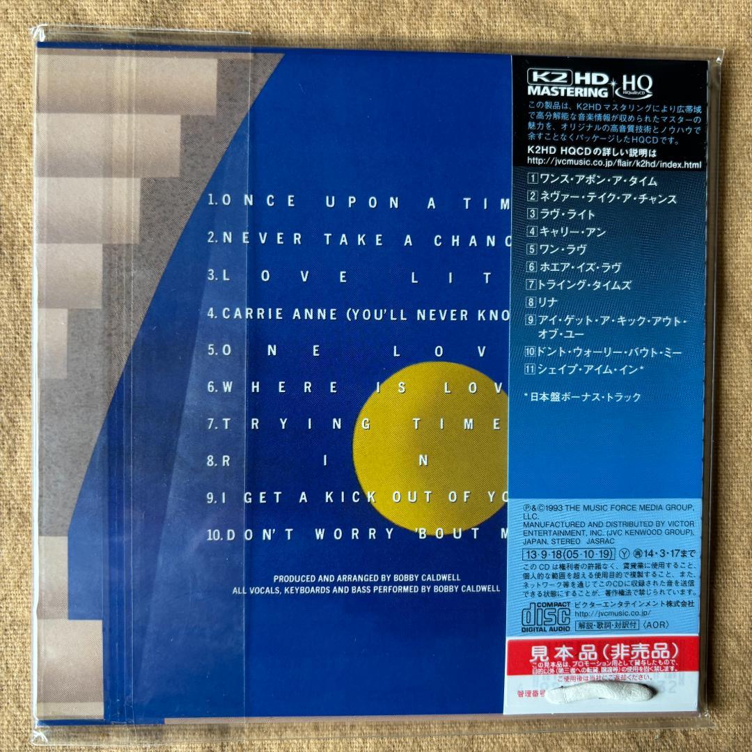 紙ジャケ・新品見本盤) ボビー・コールドウェル 『ホエア・イズ・ラヴ