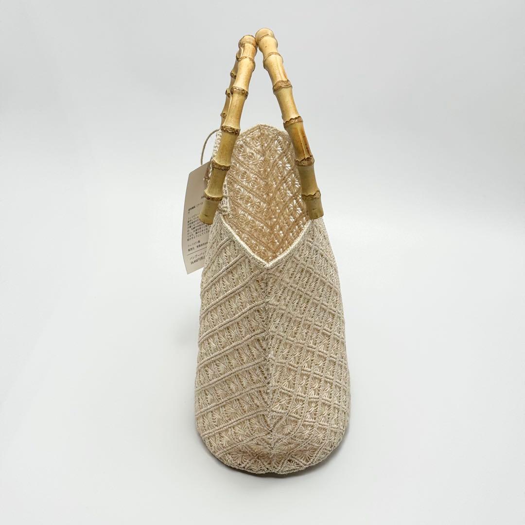 アバカ バンブーバッグ M+abaca 花繋ぎ 夏単衣 6600の通販はau PAY