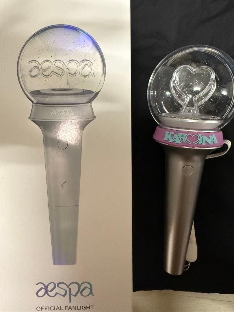 aespa ペンライト　カリナ　エンブレム　キーホルダー　ペンライトケース aespa ペンライト ペンライトケース キーホルダー付き - メルカリ