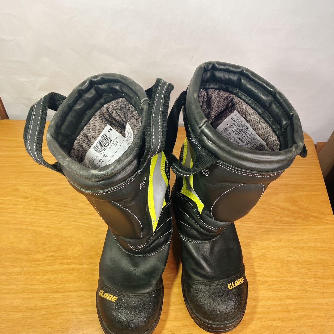GLOBE 消防用ブーツ ターンアウトギア NFPA規格 US8.5 Apex Waterproof