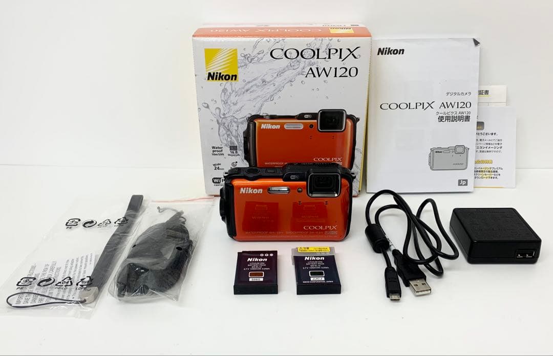 s*u様 【M218】Nikon COOLPIX AW120 コンパクトデジタル Nikon COOLPIX AW120 Waterproof Digital Camera Wi-Fi GPS Full HD