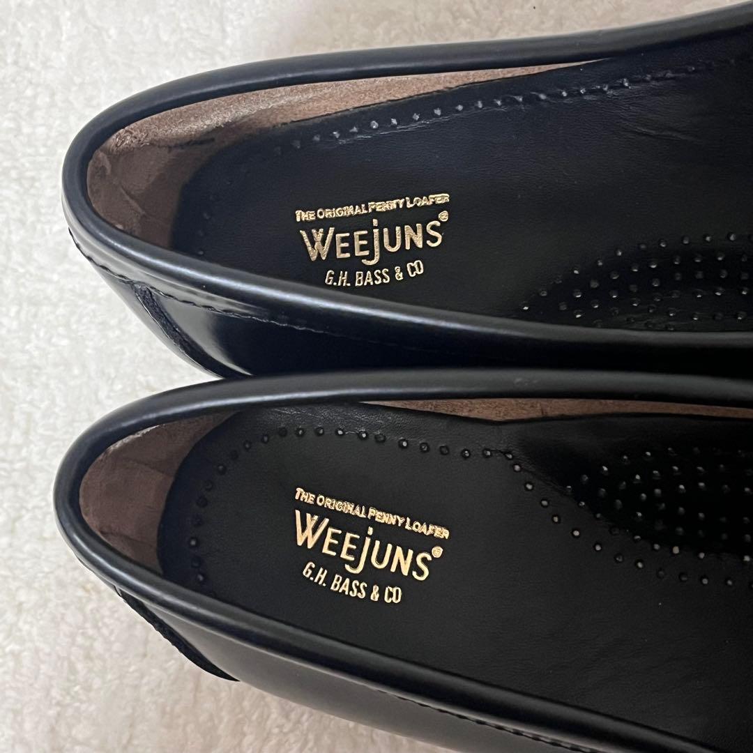 【G.H.BASS】美品 ローファー ブラック レザー