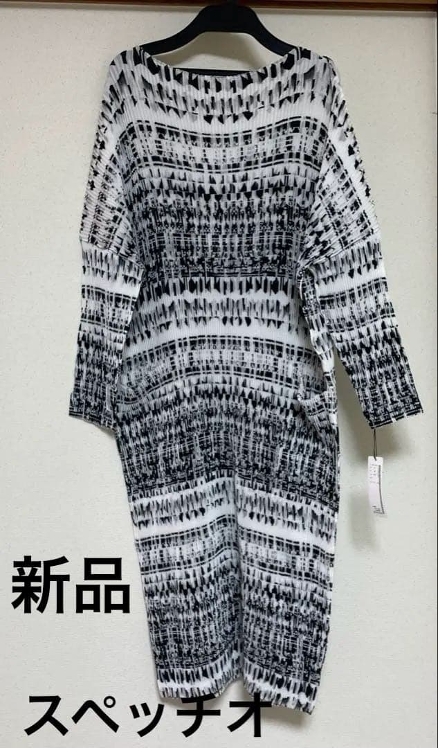 かじゅ新品未使用スペッチオ　シャトルプリーツワンピース　40 楽天市場】【2点購入3000円OFF 2/28 23:59まで】スペッチオ 切り替え