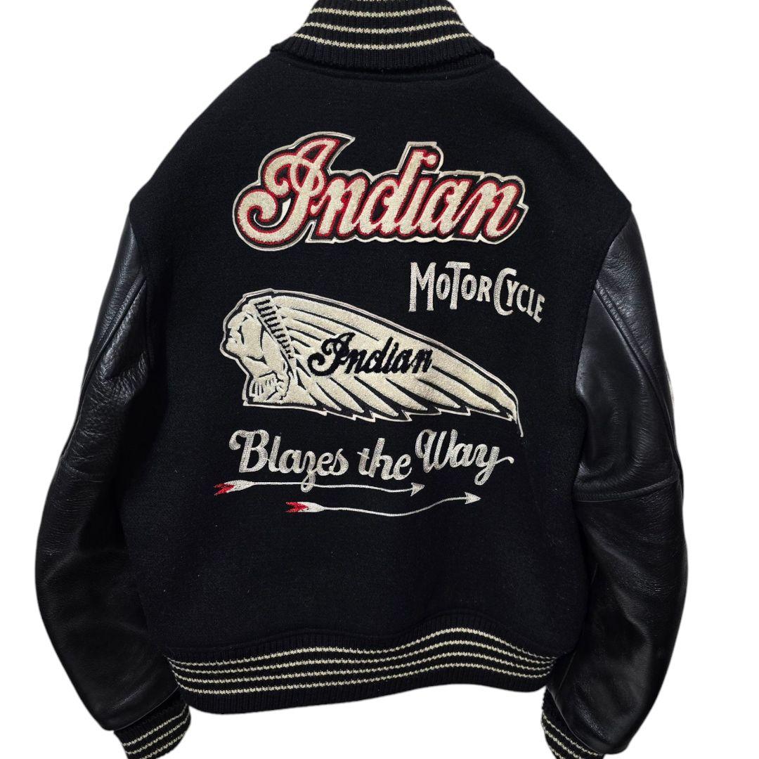 WHITESVILLE スタジャン インディアンモーターサイクル フルデコ