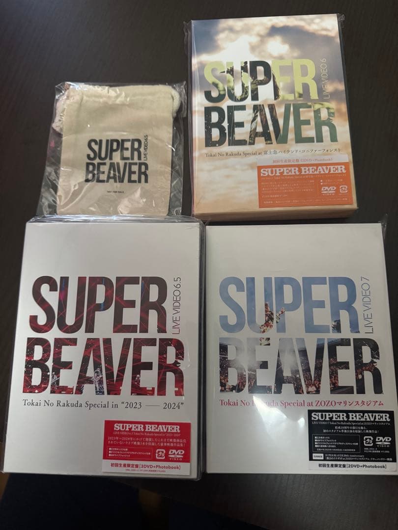 SUPER BEAVER 初回限定DVD 3枚セット LIVE VIDEO 3 Tokai No Rakuda Special at 日本武道館 SUPER BEAVER