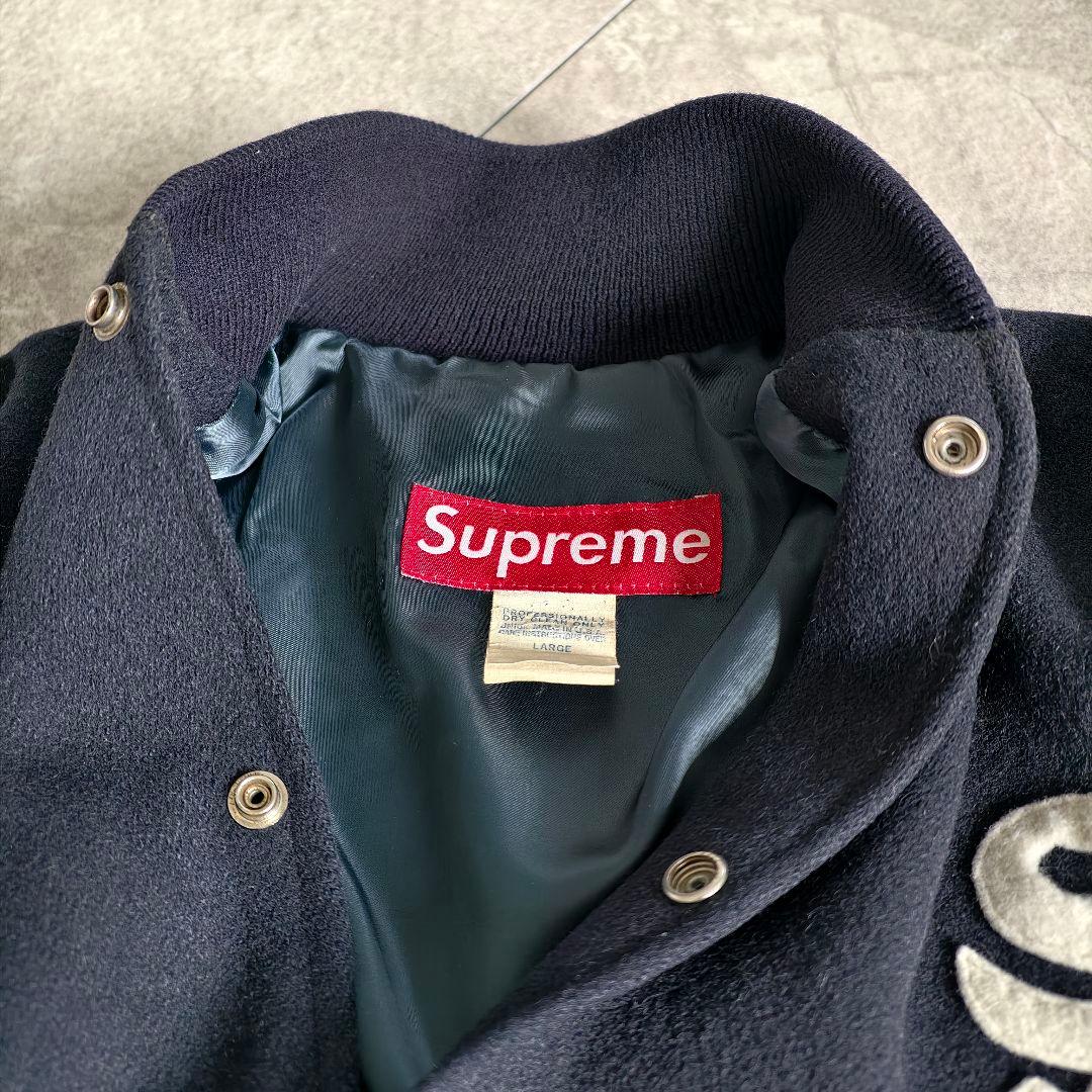 1999 オールド シュプリーム 2nd スタジャン Varsity L 90s - メルカリ