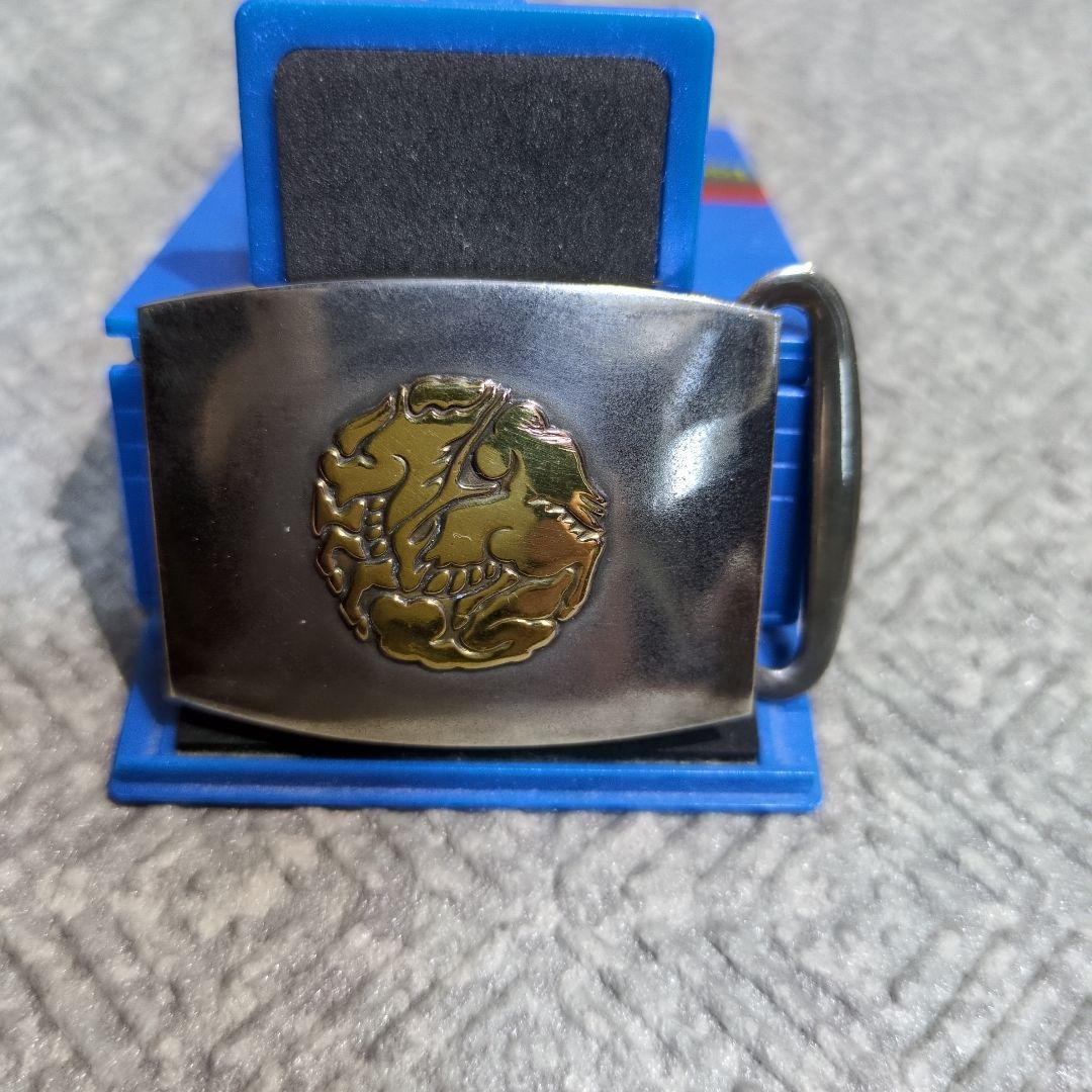 麒麟麦酒株式会社 創立50周年記念(1957年)東京三越 銀製バックル 共箱