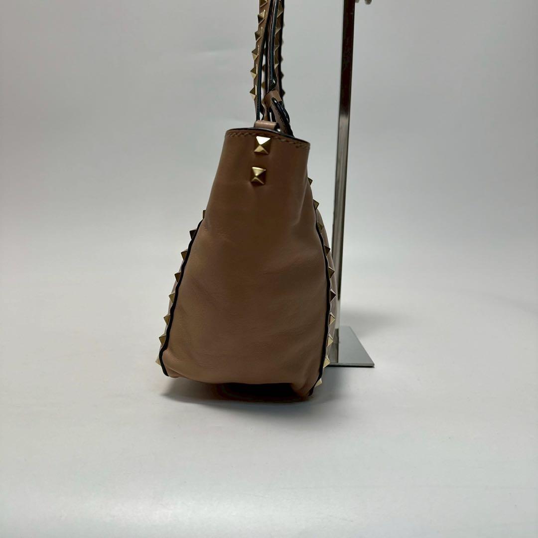 q12【美品】保存袋 領収書付 ヴァレンティノ ロックスタッズ2way