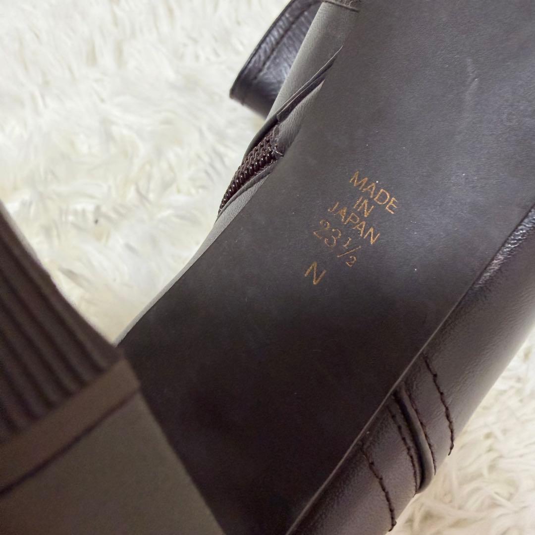 未使用品✨DIANA ショートブーツ ベルト ブラウン 日本製 23.5cm