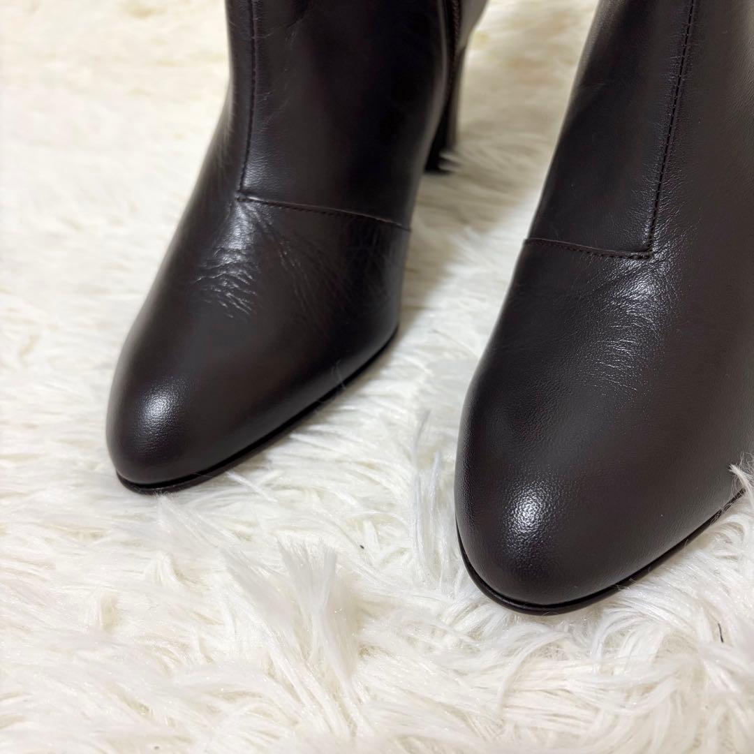 未使用品✨DIANA ショートブーツ ベルト ブラウン 日本製 23.5cm