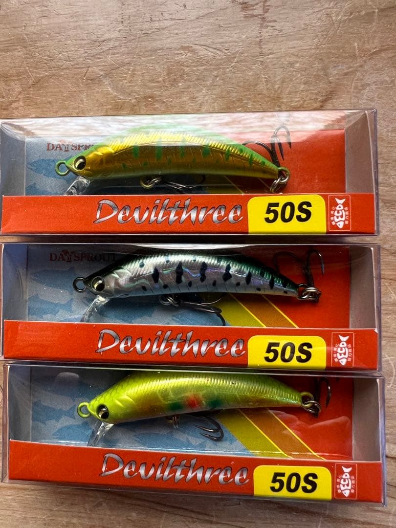 渓流ミノー ディスプラウトデビルスリー50S 6個セット - メルカリ