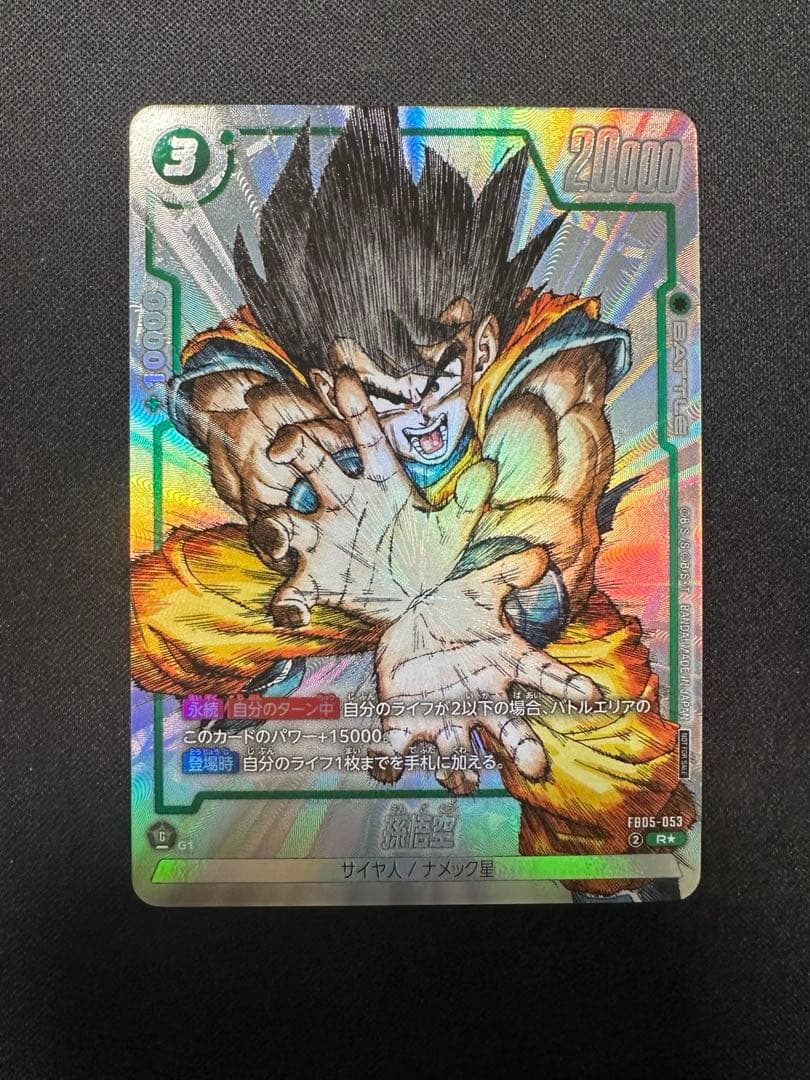 DBFW フュージョンワールド 孫悟空R☆ FB05-053 パラレル カタログ