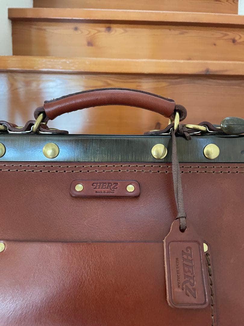 HERZ 2wayガレージミニボストンバッグ ブラウン - バッグお 得 な 通販