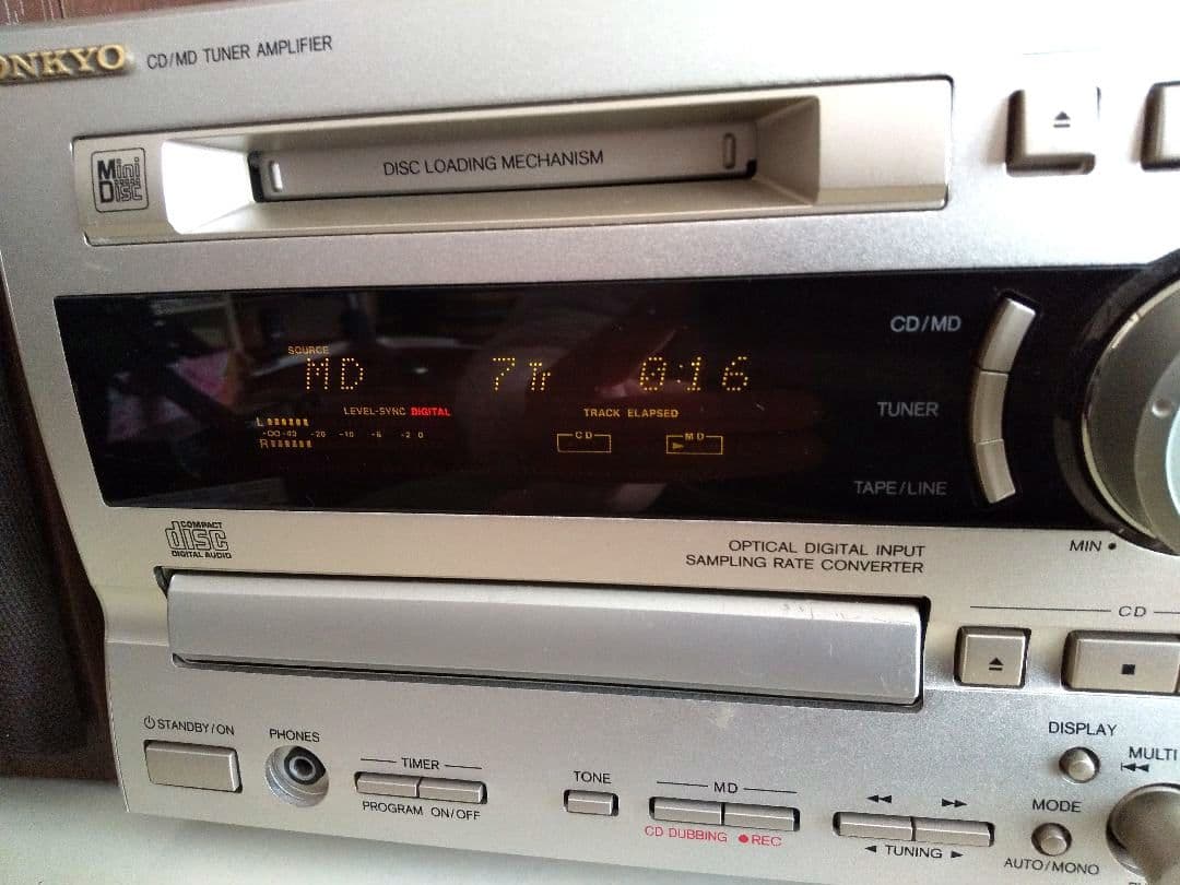 正常動作品】ONKYO FR-V7(CDピックアップレンズ、ベルト新品交換済