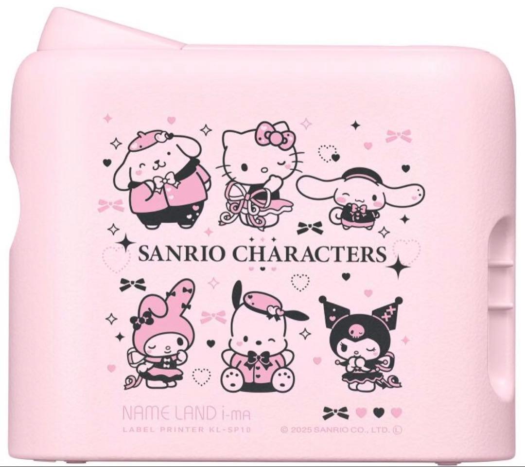 カシオ サンリオ ネームランド キティ 本体 ピンク＋ムーミン