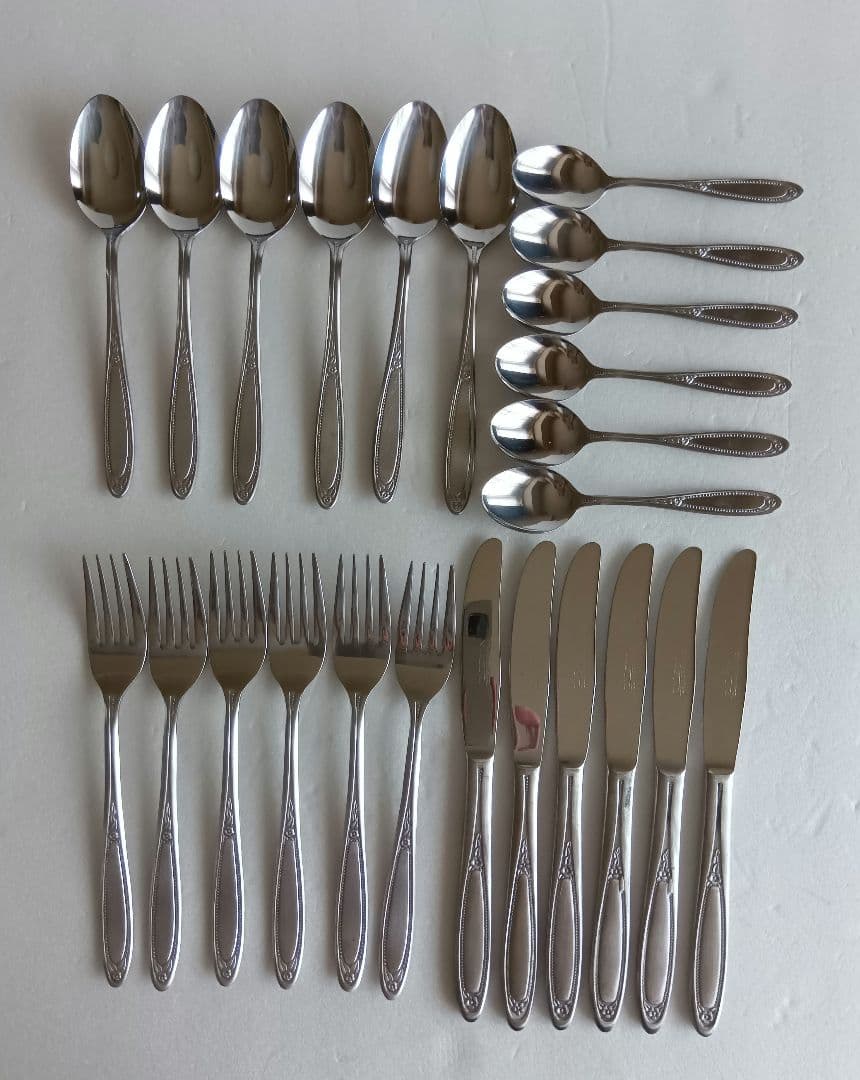 AZUMA カトラリーセット 24本 ステンレススチール - メルカリ