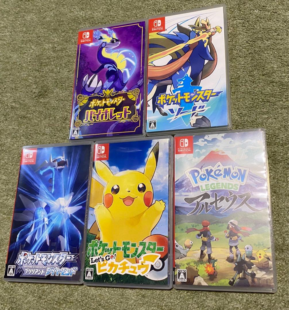 【本日限定値下げ‼️】ポケットモンスター5種Switchソフトまとめ売り‼️ Nintendo Switch Pokemon LEGENDS Z-A Switch用ソフト（パッケージ版