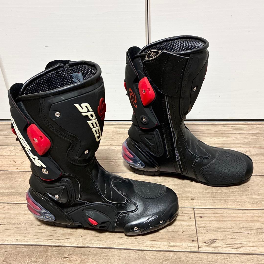 【使用感少 良好】SPEED　レーシングブーツ サイズ43 26.5cm
