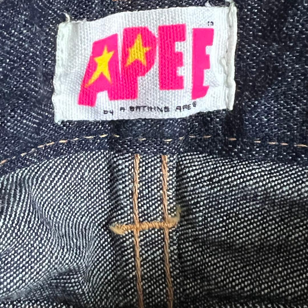 A BATHING APE（アベイシングエイプ）ストレートデニム/インディゴ