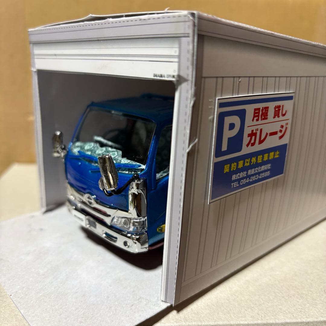 送料込み 楽プラ デュトロ 完成品 プラモデル デコトラ 1/32 ラメ塗装