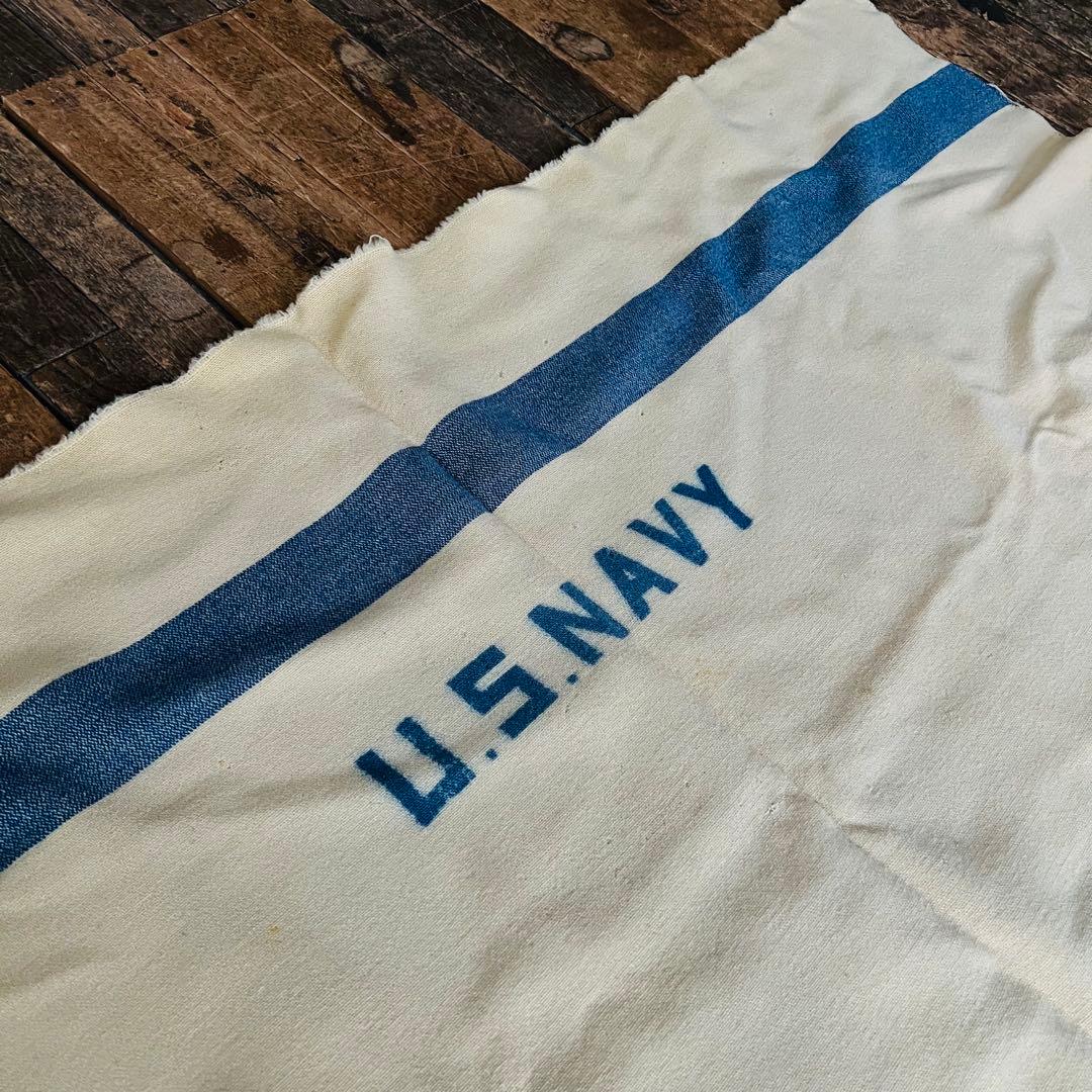 1950s U.S.NAVY USN ウール ブランケット