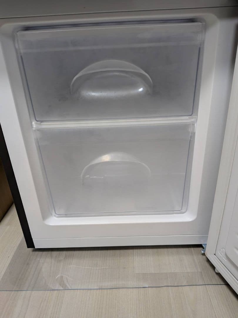 ニトリ2ドア冷蔵庫(黒)+家電製品延長保証の残り2年半