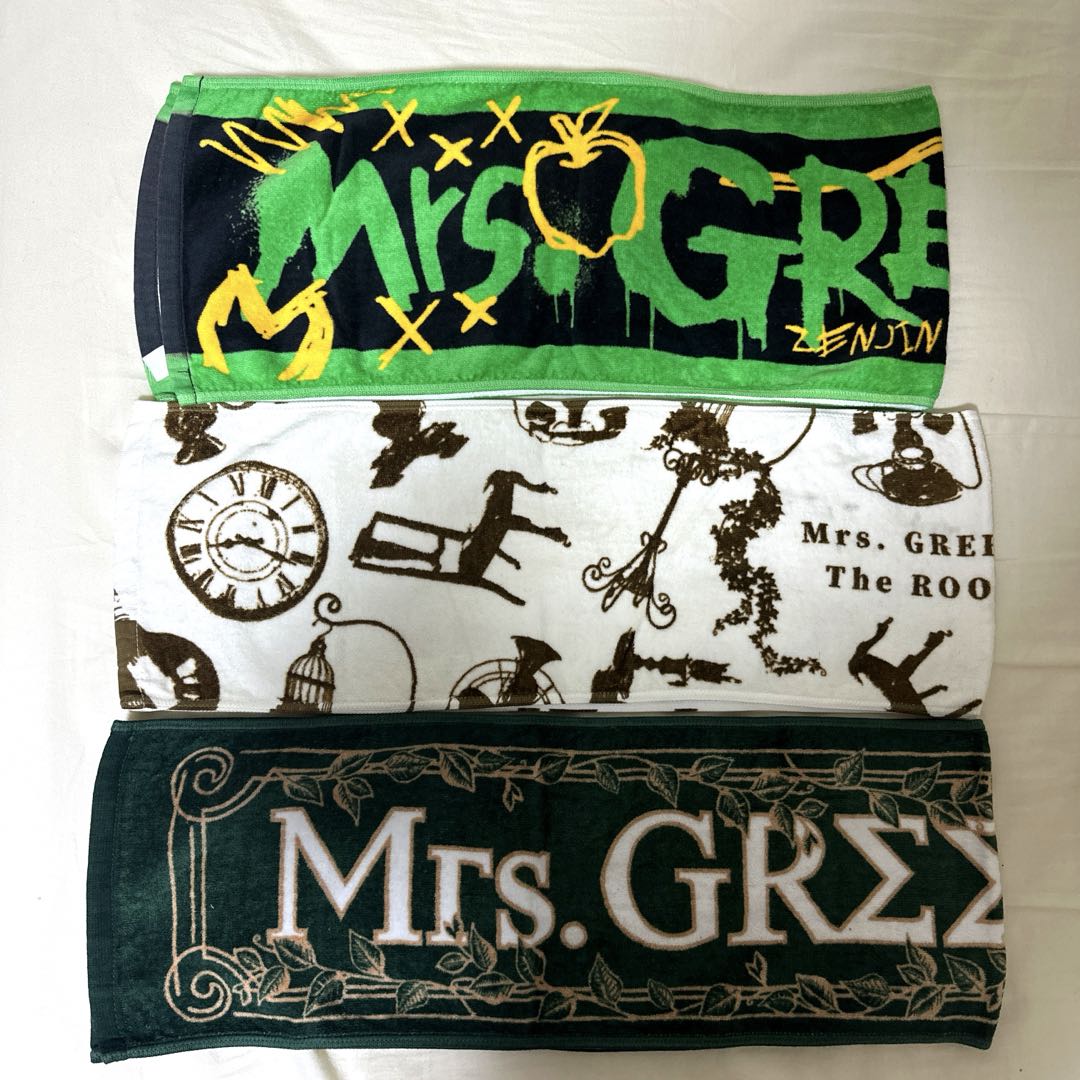 Mrs. GREEN APPLE】ミセス フェーズ1 ツアータオル 3枚セット - メルカリ