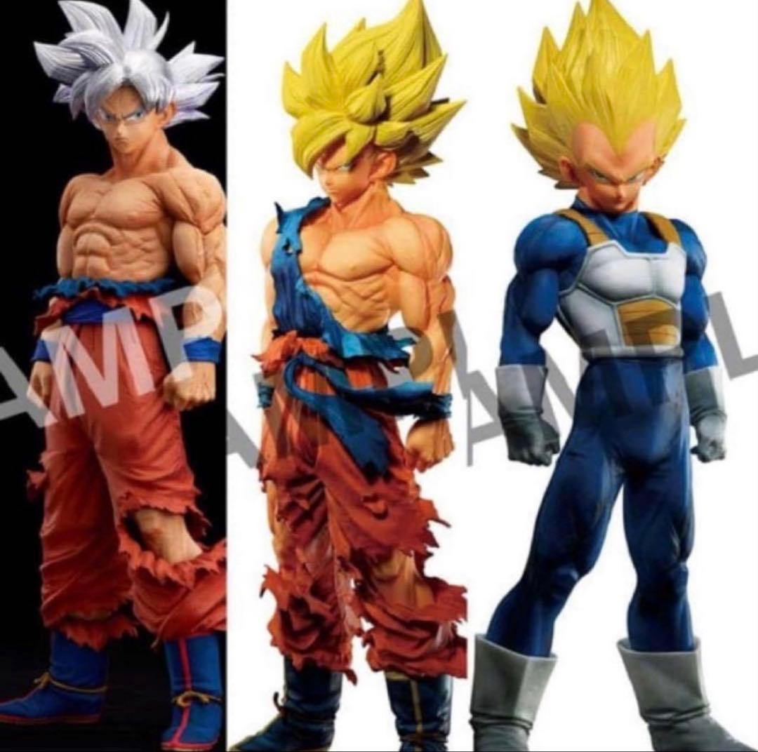 新品未開封 ゲンキダマツリ smsp 孫悟空 ベジータ フィギュア 3種
